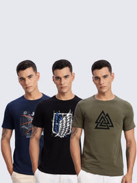 ADRO Men Printed T-shirt