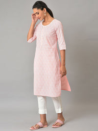 AURELIA Women Geometric Printed Sequinned Kurta