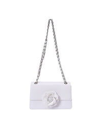 Lino Perros Shoulder Bag with Floral Detail
