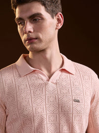 THE BEAR HOUSE Men Polo Collar Slim Fit T-shirt