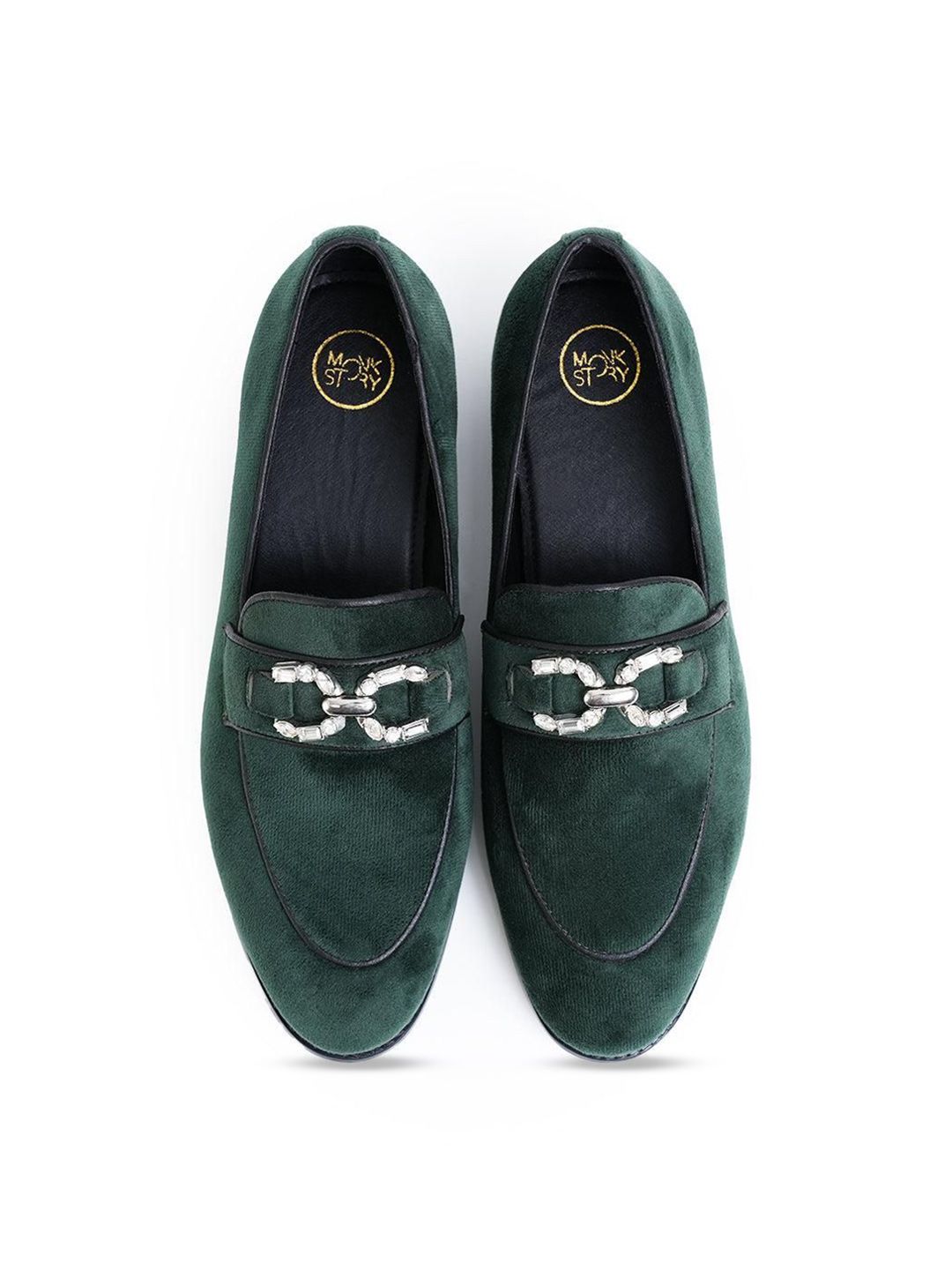 MONKSTORY Men Round Toe Slip-On Loafers