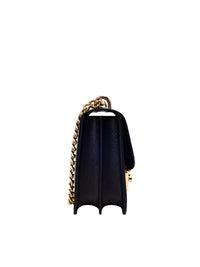 Lino Perros Croc Textured Structured Shoulder Bag