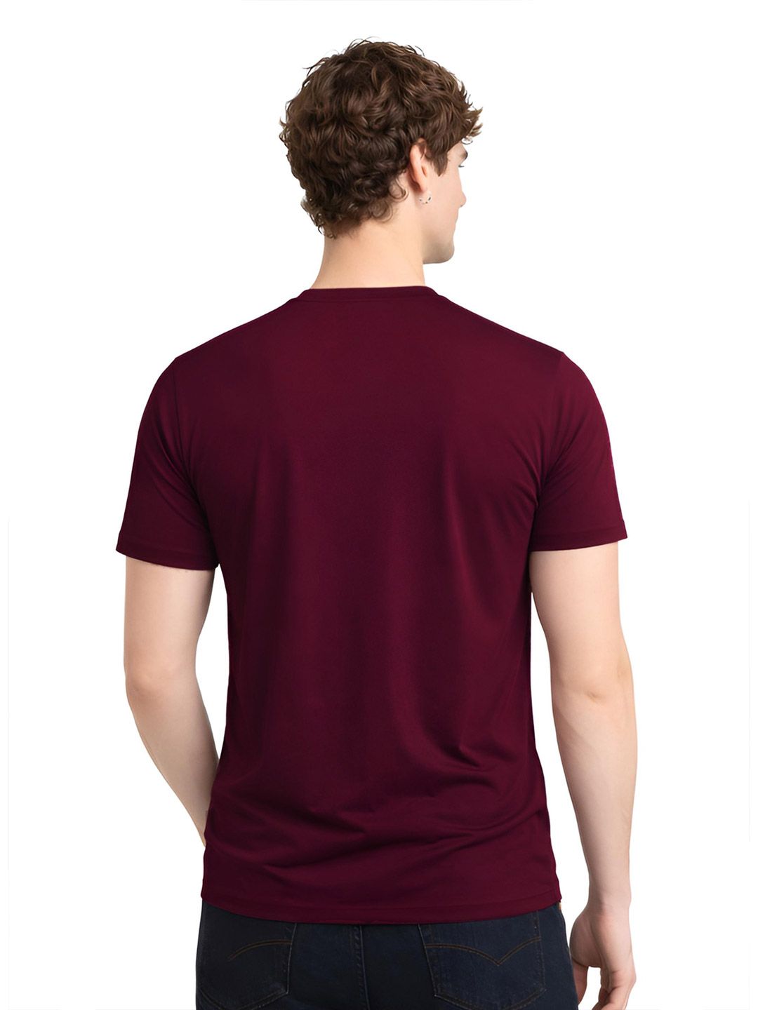ADRO Typography Printed Round Neck Short Sleeves Regular Fit Pure Cotton T-shirt