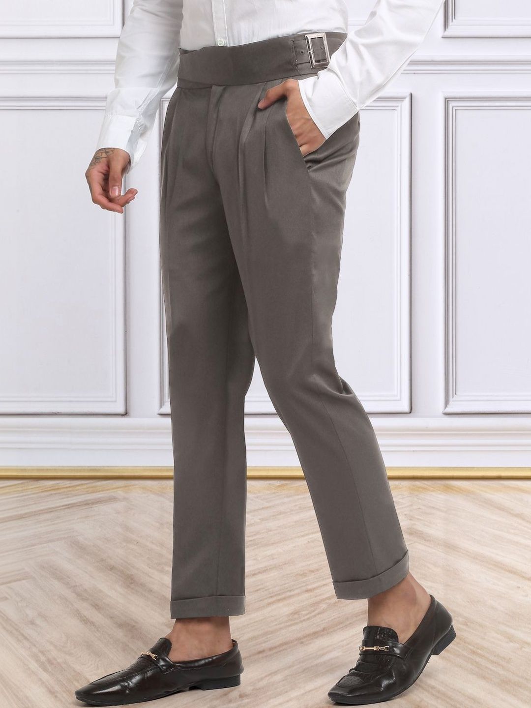 Seluar Formal Slim Fit Mid-Rise Lelaki Klotthe
