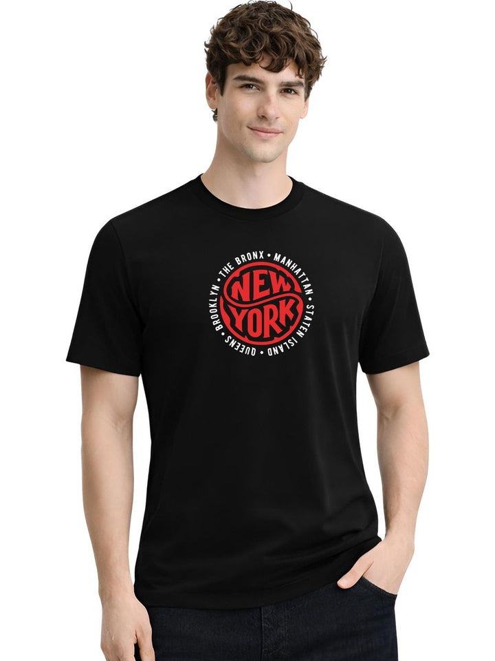 ADRO Men Typography Printed T-shirt
