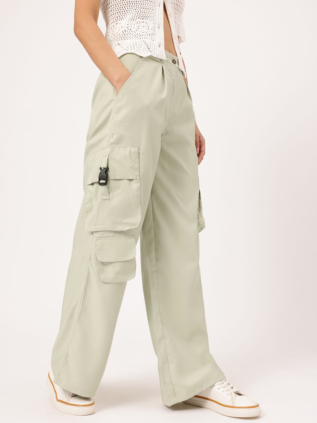 DressBerry Women Empowered Elegance ComfyCrisp Trousers