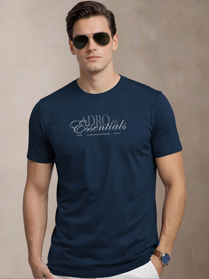 ADRO Men Typography 3 Printed T-shirt