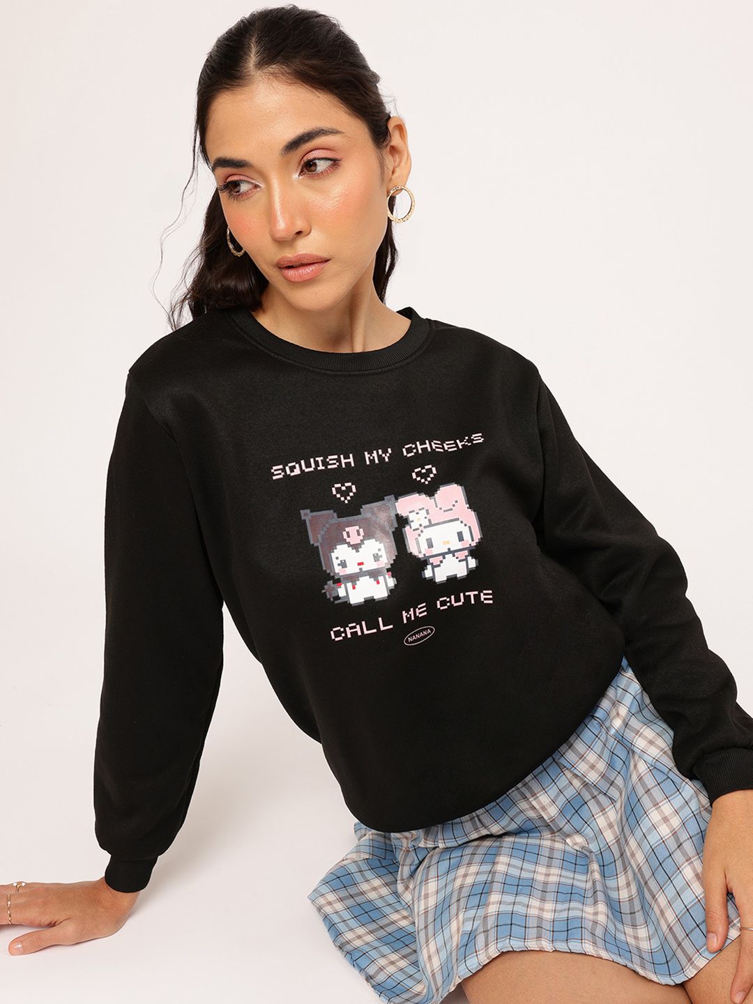 DressBerry Graphic Printed Sweatshirt