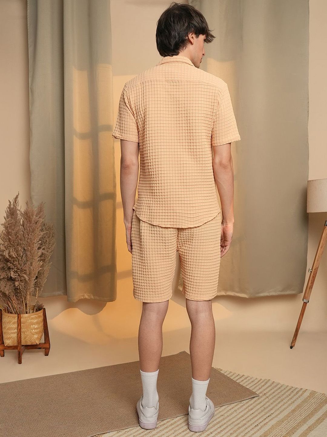 Campus Sutra Shirt With Short Co-Ords