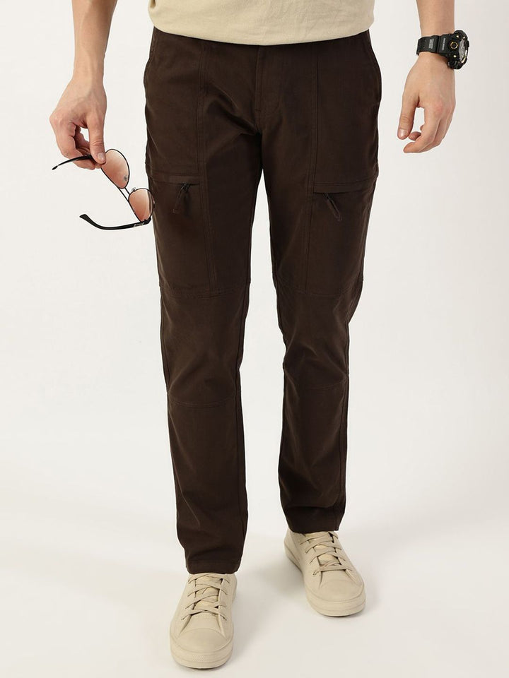 Thomas Scott Men Smart Fit Mid-Rise Trousers