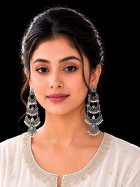 PANASH Teardrop Shaped Drop Earrings