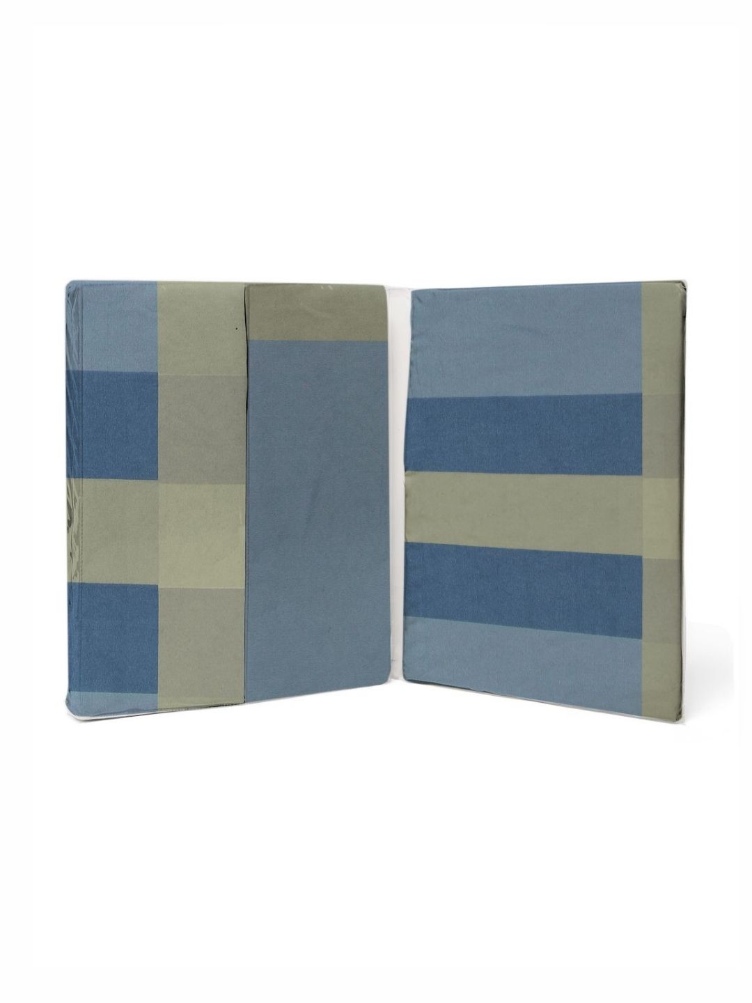Myntra Elegant Homes Biru & Beige Printed 300 TC Set Cadar King 2.45 x 2.24 m