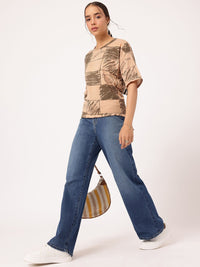 DressBerry Elevated Basics Printed T-shirt