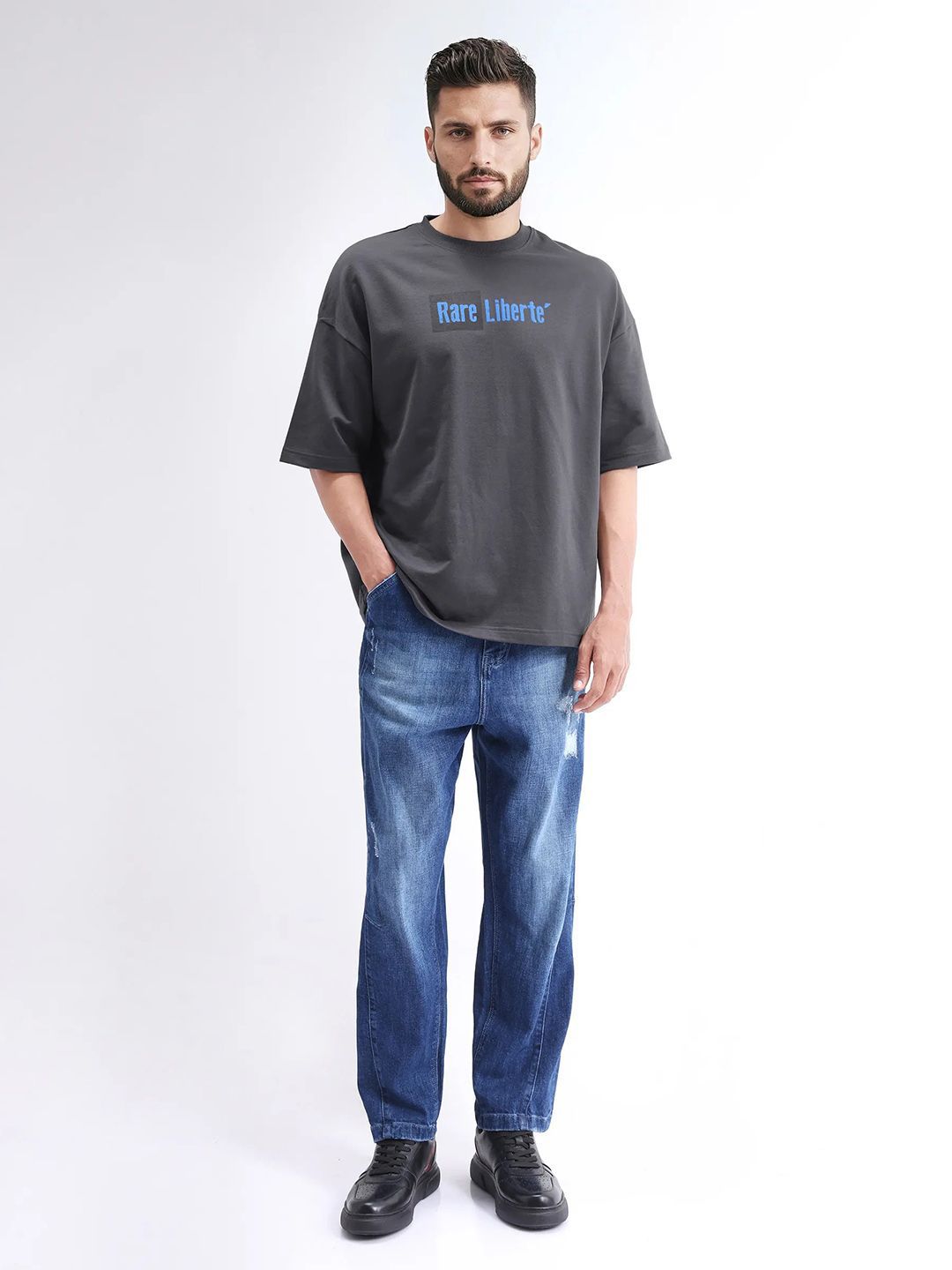 RARE RABBIT Men Printed T-shirt