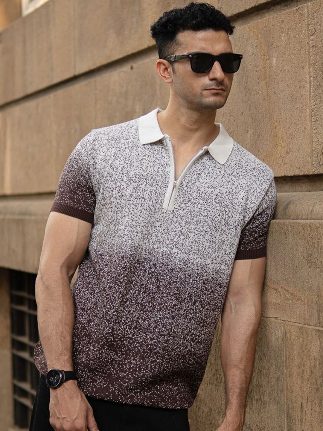 Powerlook Men Polo Collar T-shirt