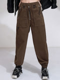 Tokyo Talkies Women Elastic Closures Parachute Pant