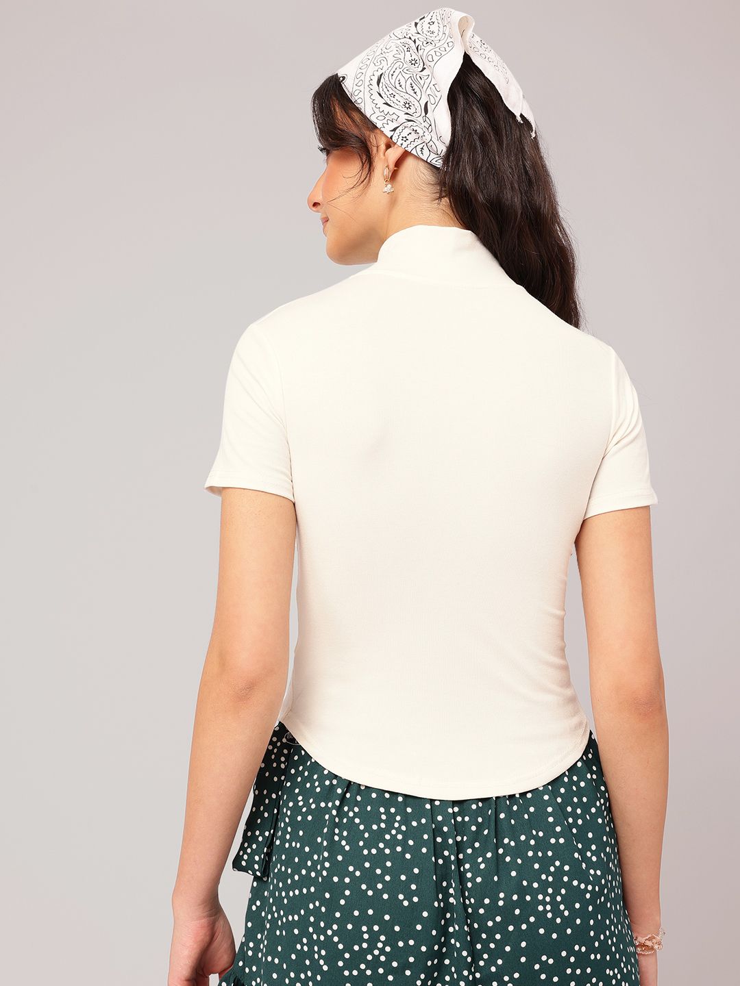 DressBerry Neckline Nectar Fitted Top