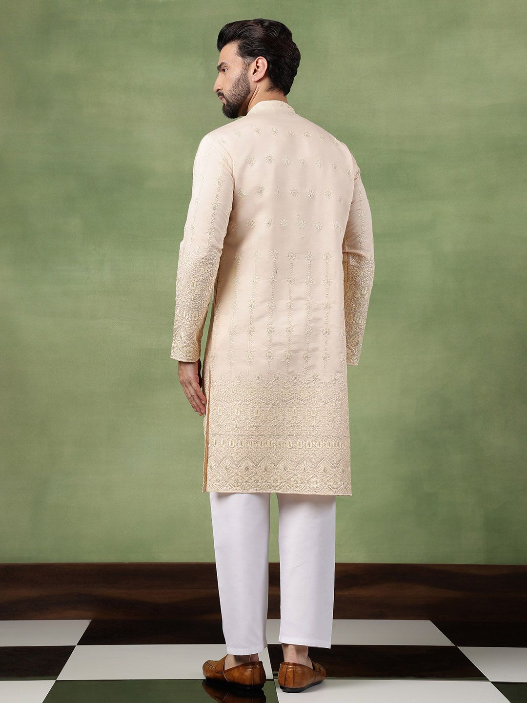 SOJANYA Kurta Labuci Sulam Lelaki