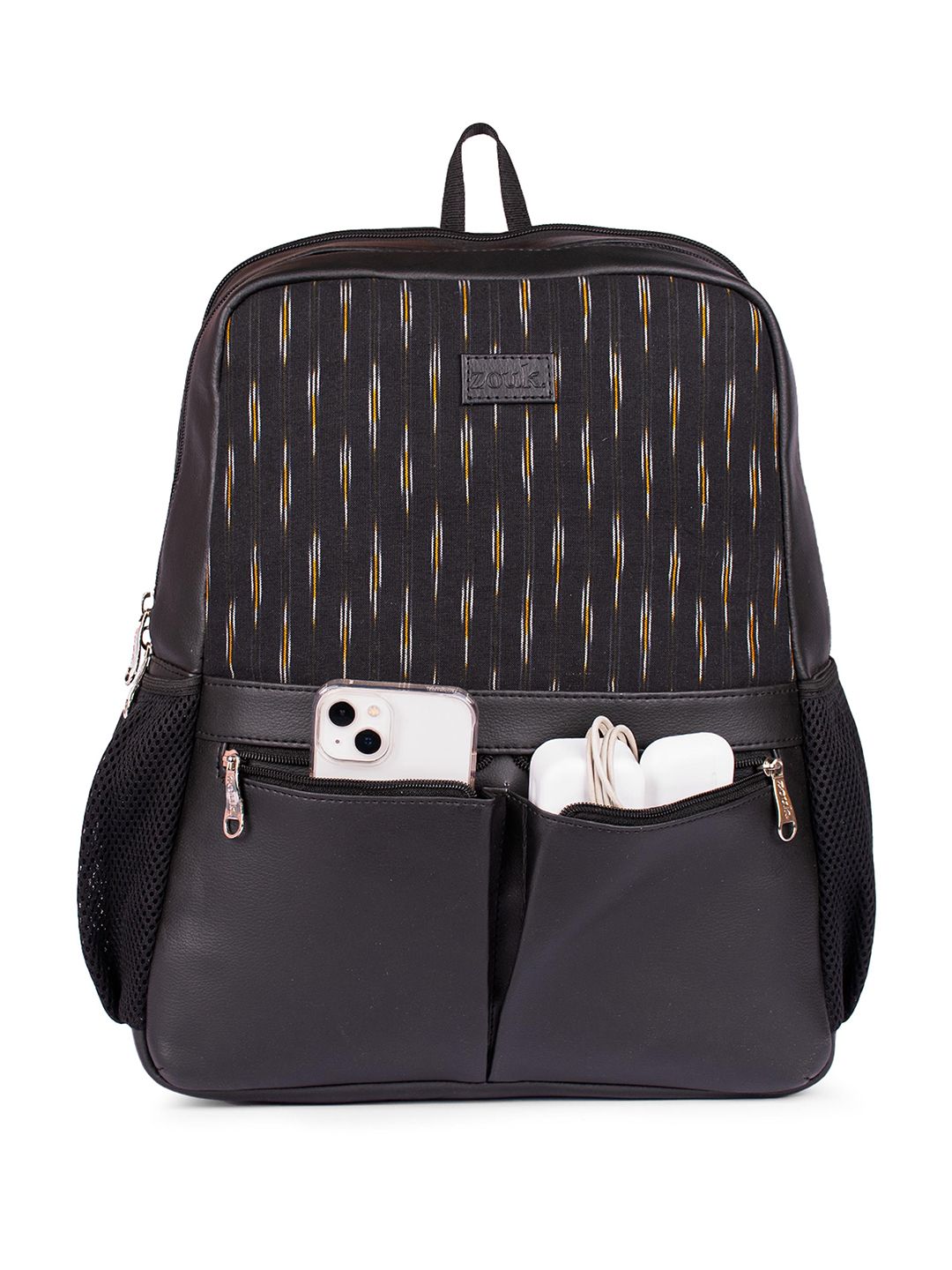 ZOUK Unisex Non-Padded Zip Pocket Backpack