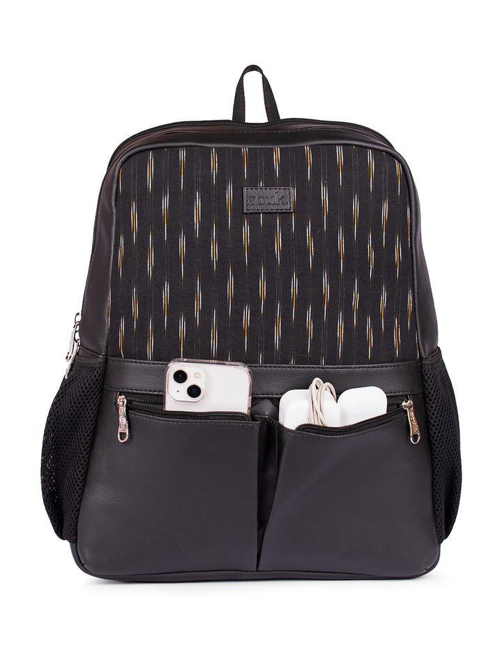 ZOUK Unisex Non-Padded Zip Pocket Backpack