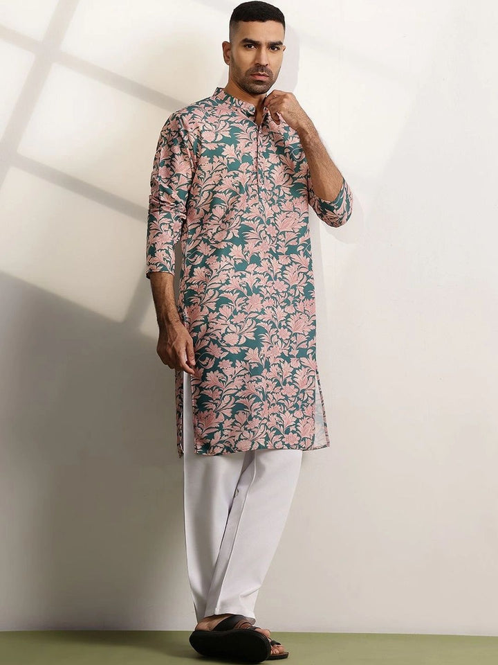 Anouk Men Floral Printed Floral Kurta