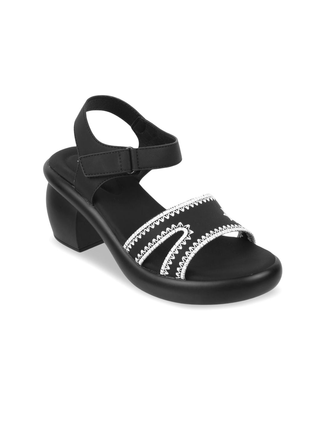 Mochi Embellished Block Pumps