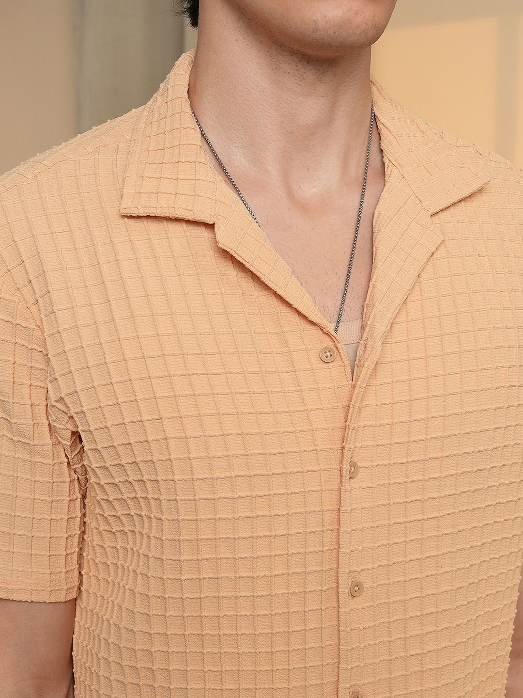 Campus Sutra Shirt With Short Co-Ords