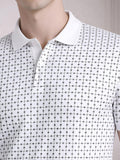 ADRO Men Printed Polo Collar T-shirt