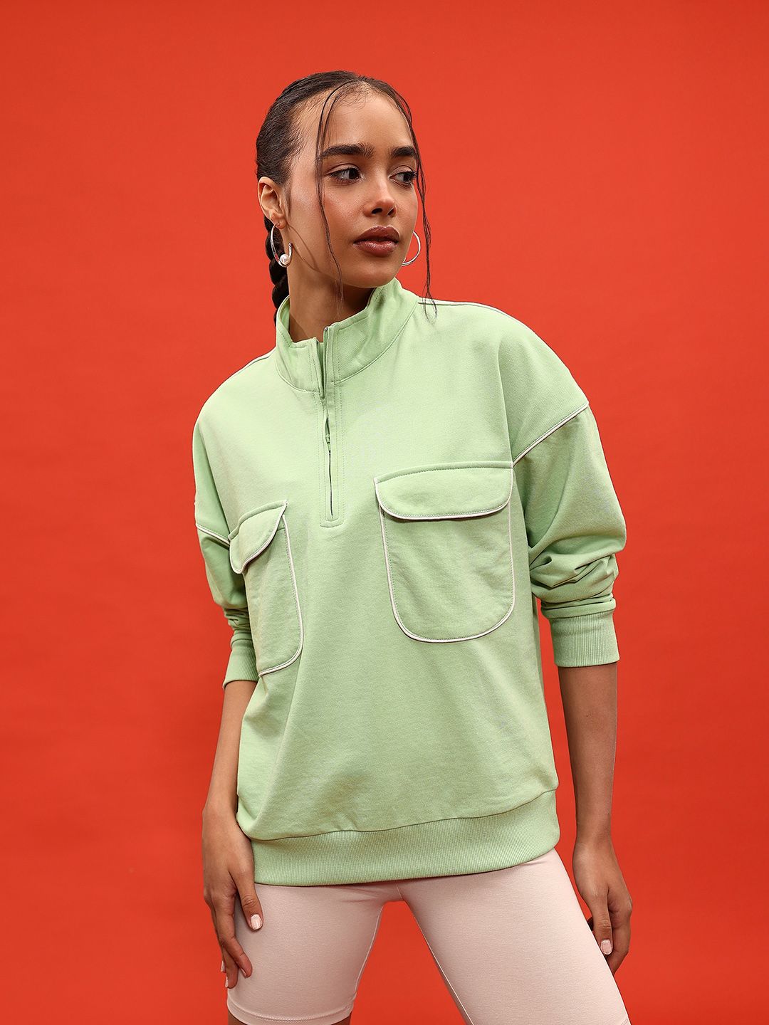 DressBerry Pocket Detail Sweatshirt