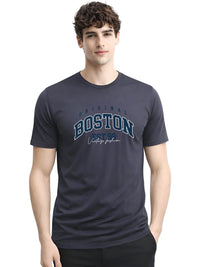 ADRO Men Typography Printed T-shirt