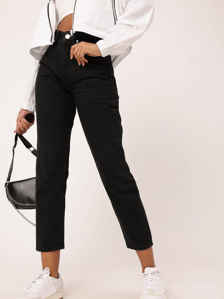 DressBerry Women Street Cool Straight Fit Jeans
