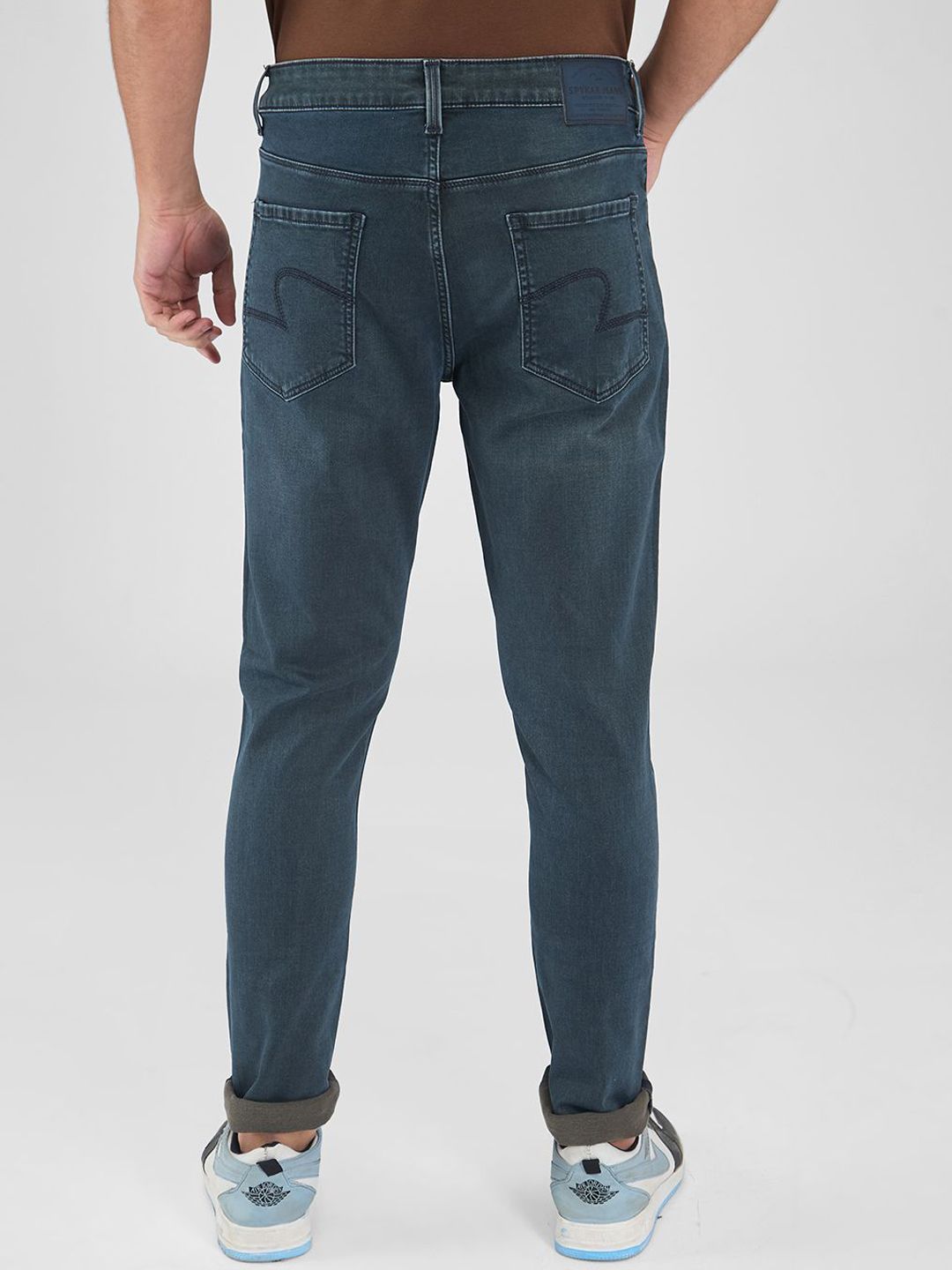 SPYKAR Men Skinny Fit Low-Rise Light Fade Stretchable Jeans