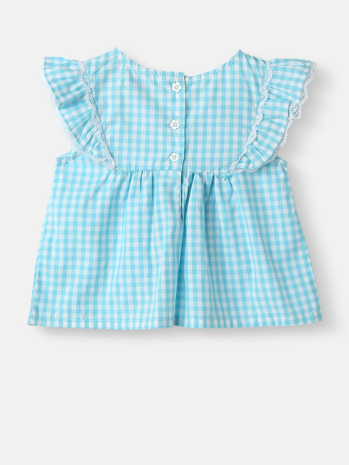 Nauti Nati Girls Checked Top with Shorts