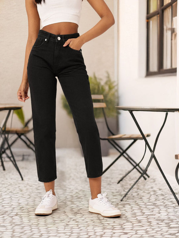 DressBerry Women Street Cool Straight Fit Jeans