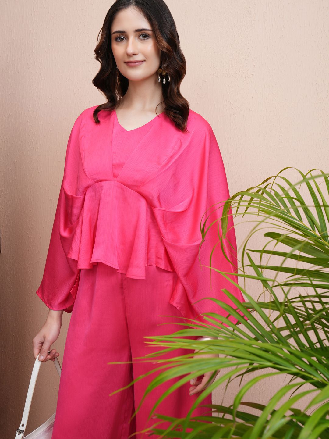 Vishudh V-Neck Top & Palazzo