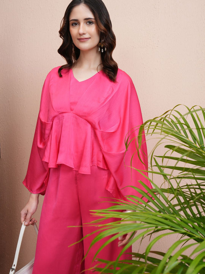 Vishudh V-Neck Top & Palazzo