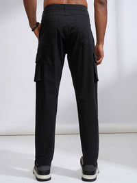 HIGHLANDER Men's Straight Fit Cargos Trousers