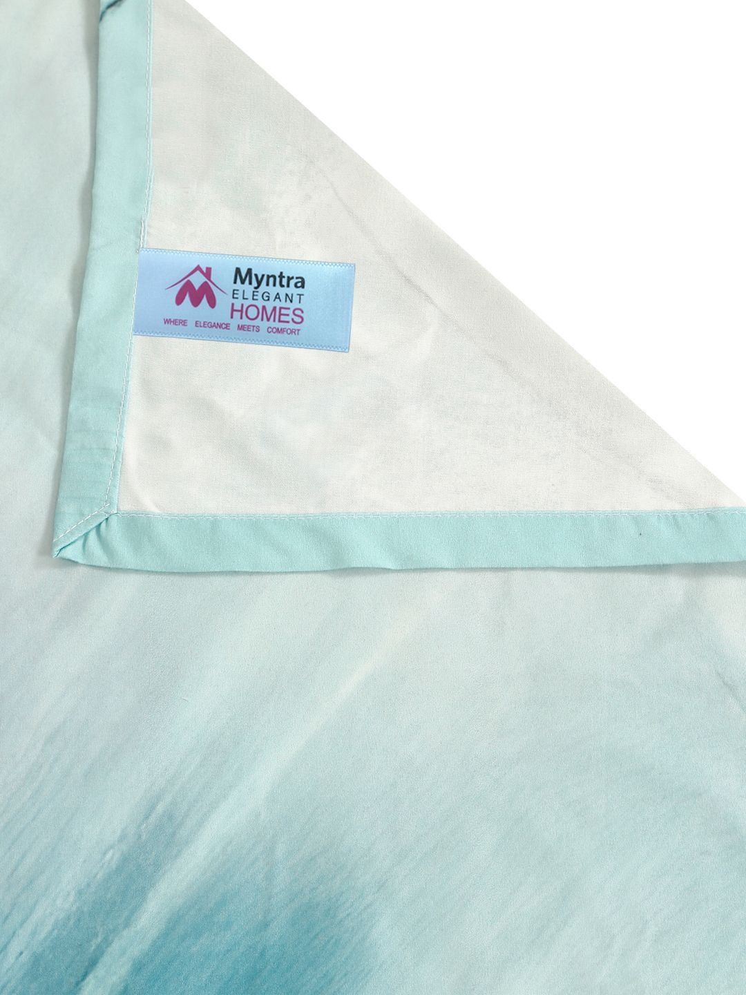 Myntra Elegant Homes Green Floral 300 TC Super King Double Bedsheet dengan 2 Sarung Bantal