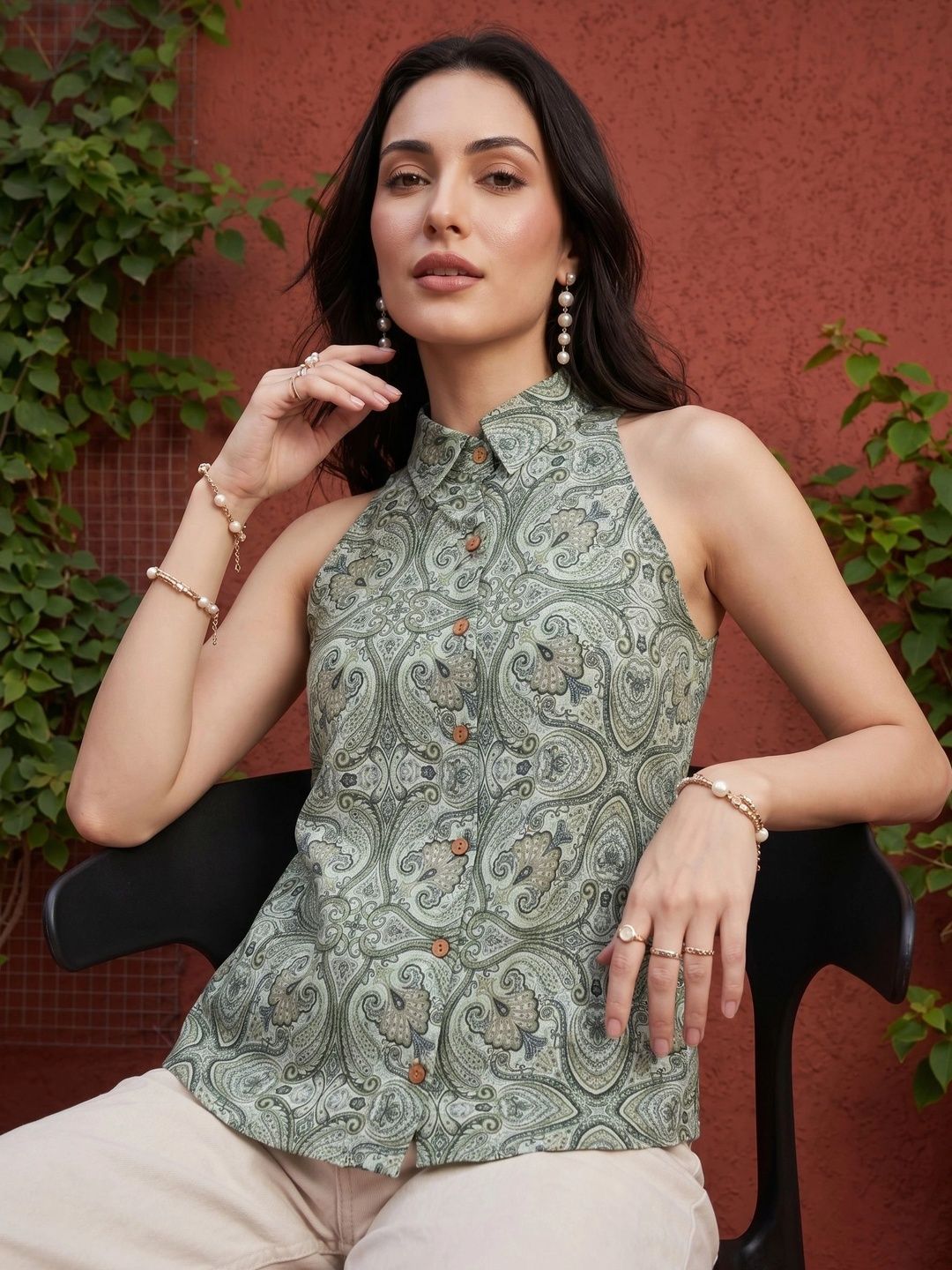 Mamicha Print Top