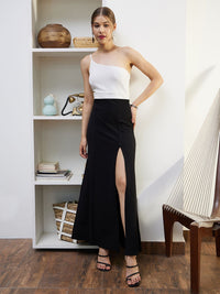 Berrylush Women One Shoulder Bodycon Maxi Dress