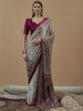 Saree mall Paisley Poly Crepe Block Print Sarees