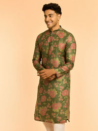 Diwas by Manyavar Men Floral Printed Kurta