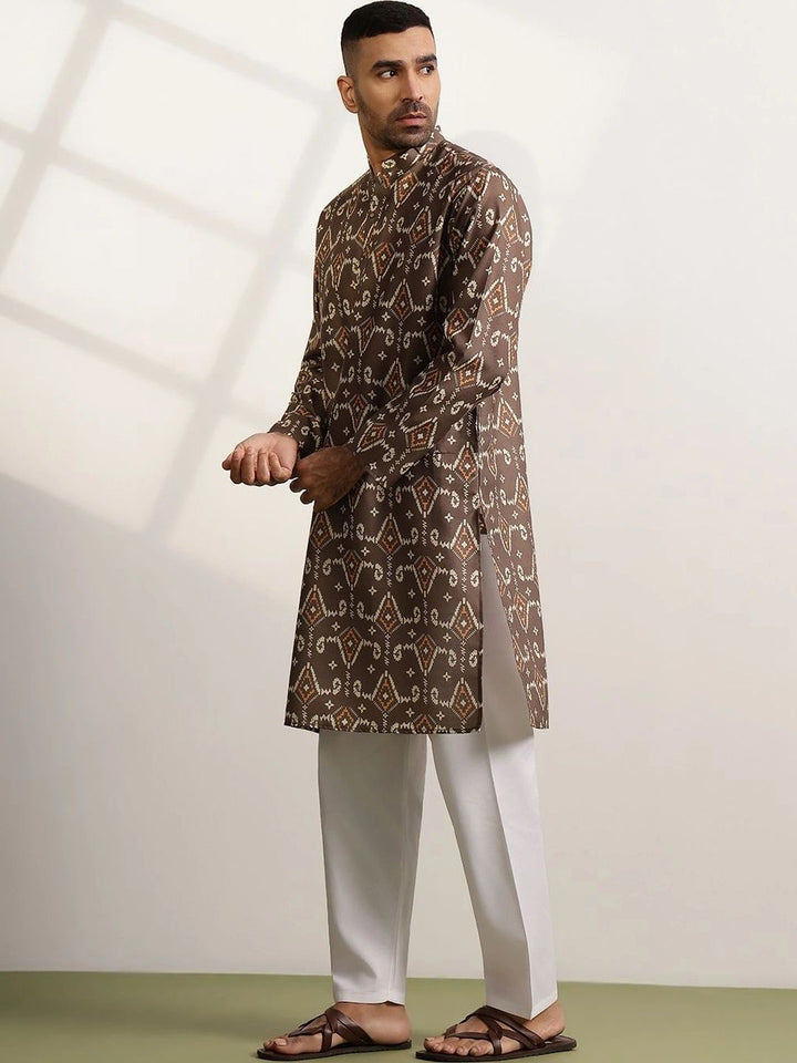 Anouk Men Printed Regular Kurta with Pyjamas