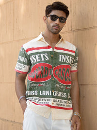 Powerlook Men Opaque Printed Casual Shirt
