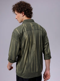 The Indian Garage Co Men Solid Box Pockets Casual Pure Cotton Shirt