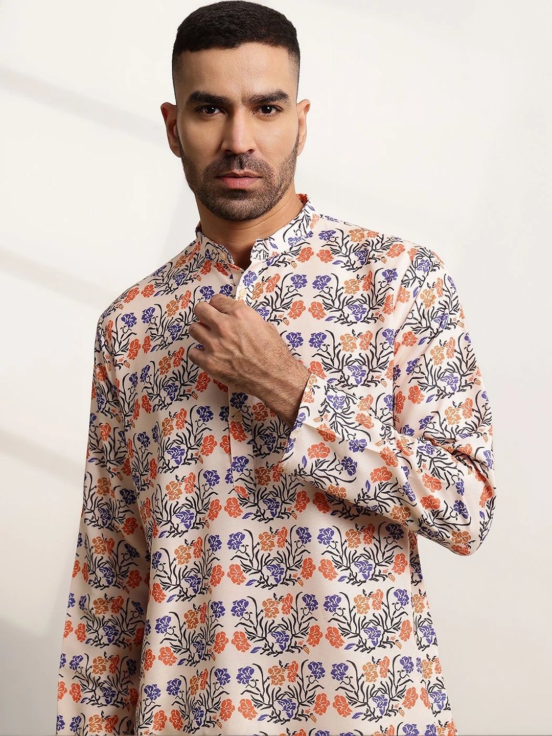Anouk Men Floral Printed Floral Kurta