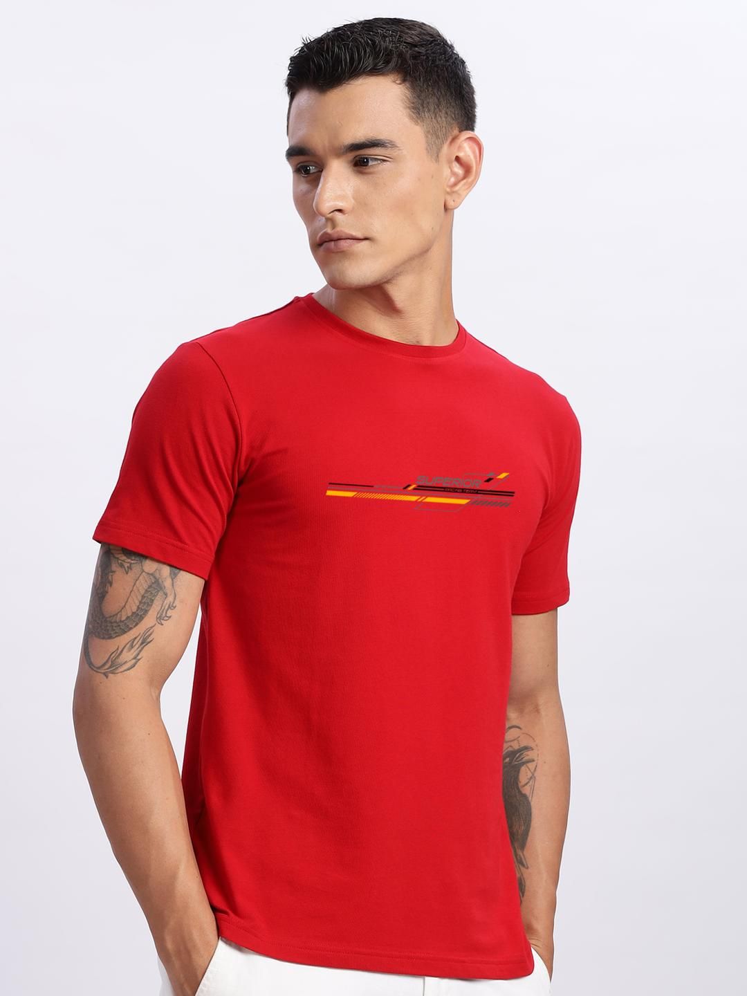 Tshirts Merah Lelaki ADRO