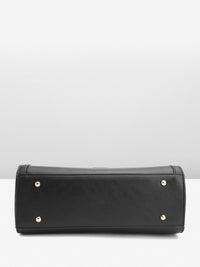 DressBerry Structured Handheld Bag with Detachable Sling Strap