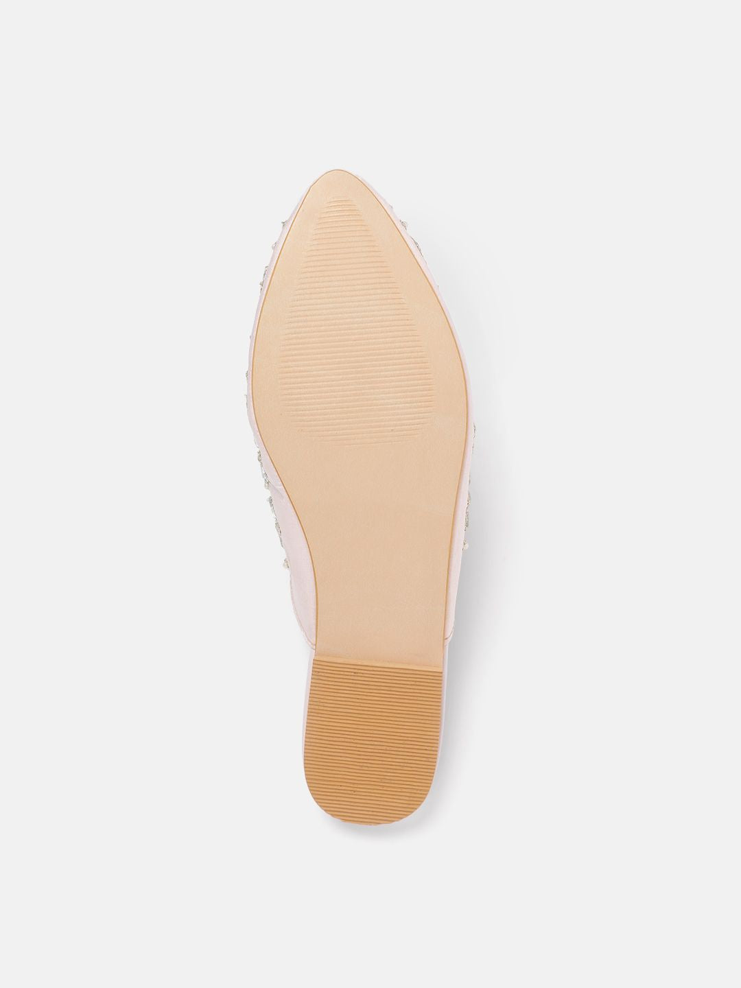 House of Pataudi Mirror Work Detailed Mules