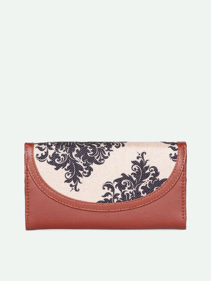 Zouk Wanita Mughal Motif Kyra Flap Wallet